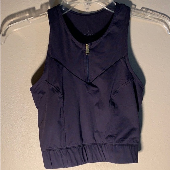 VARLEY navy blue elastic crop tank! - Picture 3 of 8